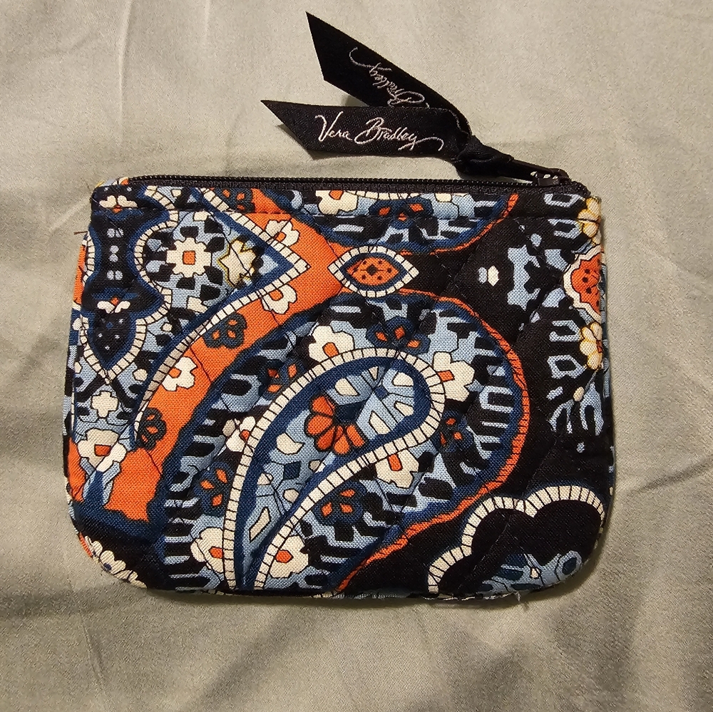 Vera Bradley EUC Small Pouch in Paisley Marrakesh